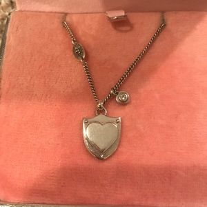 Authentic Sterling silver Juicy Couture necklace